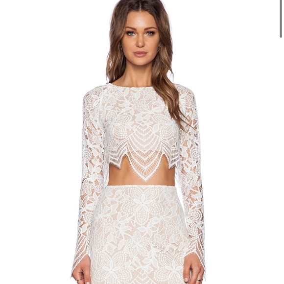 For Love And Lemons Tops - ❗️FLASH SALE ❗️For Love and Lemons Guava Crop Top